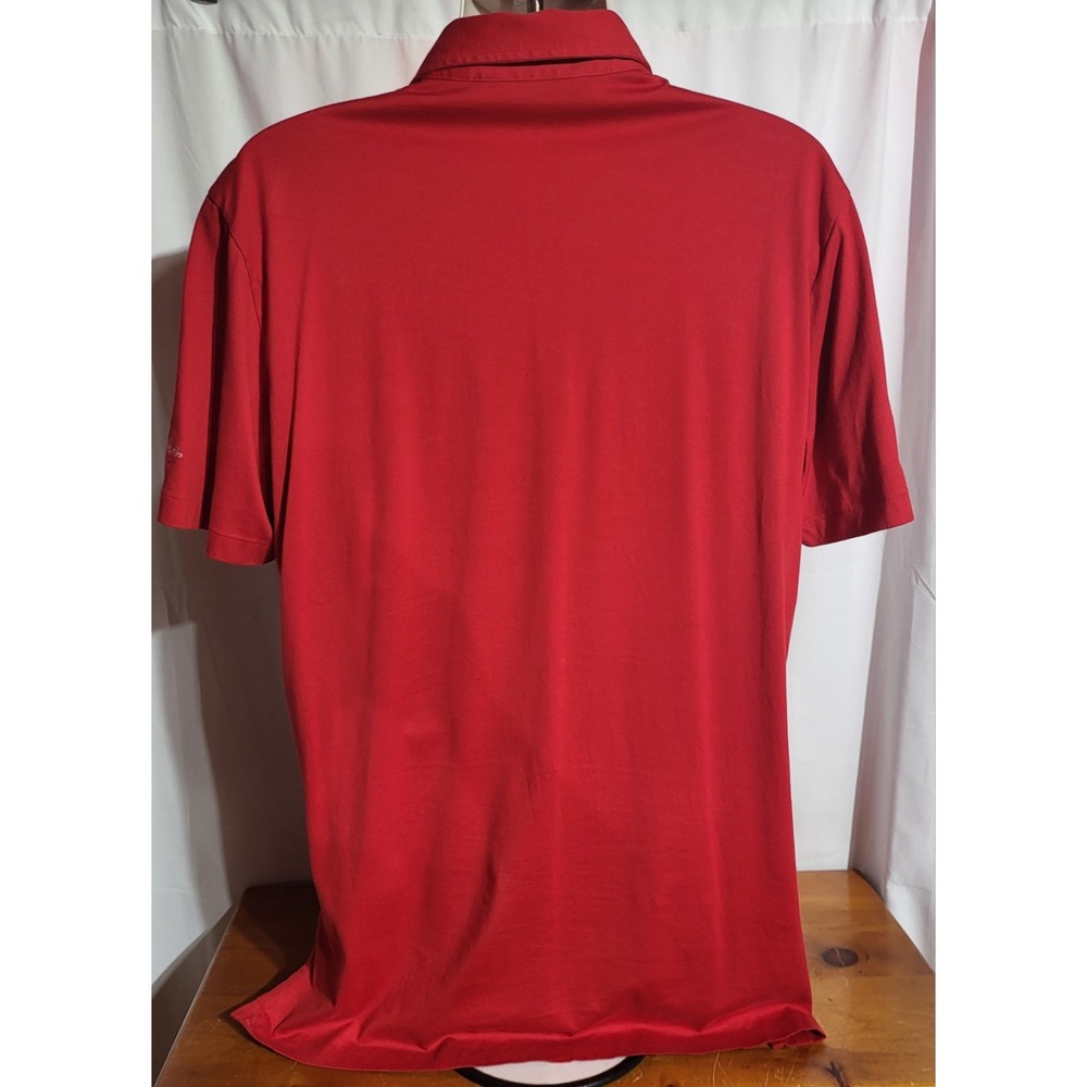 Mens Polo Golf Ralph Lauren Shirt True Red Size Large L Vintage Lisle ~Big Pony! - Picture 9 of 12